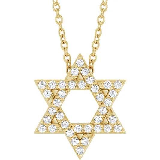Star of David necklace