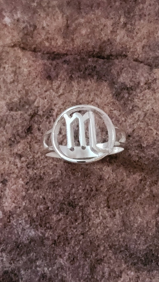 Scorpio Zodiac ring
