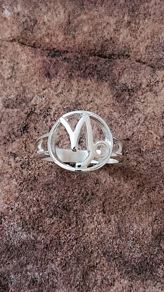 Capricorn Zodiac ring