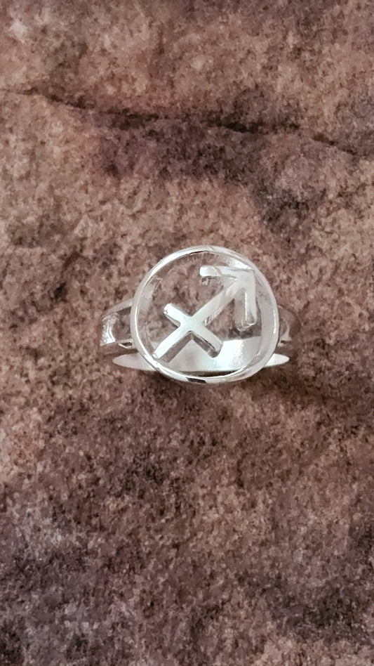 Sagittarius zodiac ring