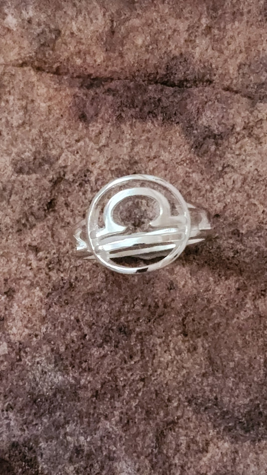 Libra Zodiac ring