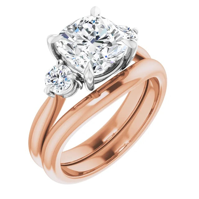 Cushion cut Diamond engagement ring