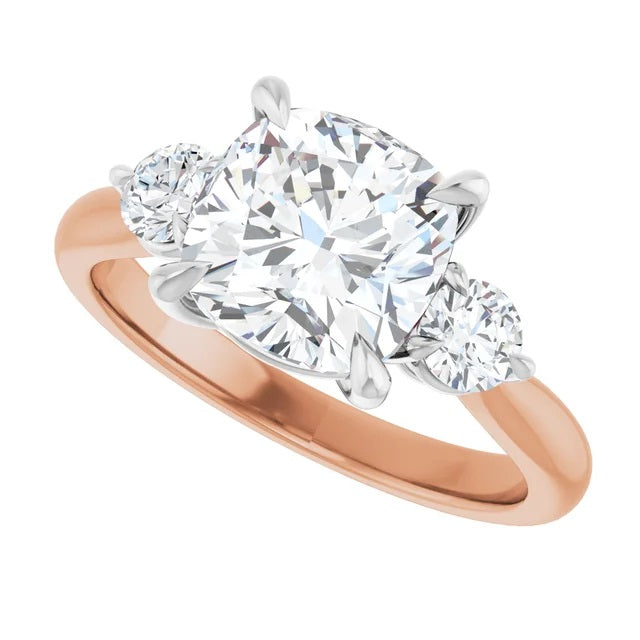 Cushion cut Diamond engagement ring