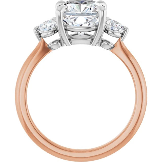 Cushion cut Diamond engagement ring