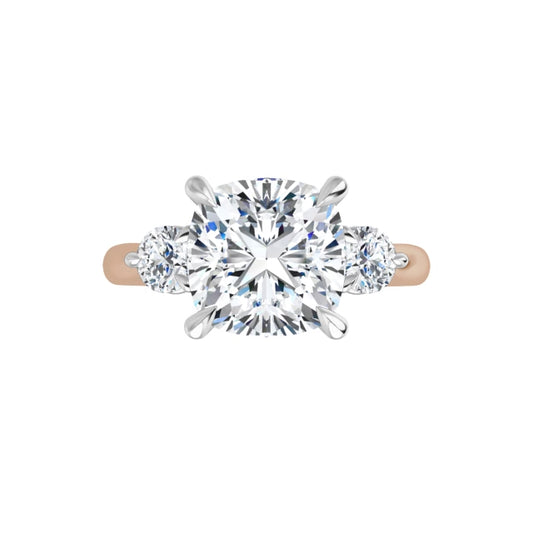 Cushion cut Diamond engagement ring